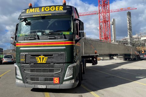 Neues EMIL EGGER Logistikcenter in Bassersdorf bei Kloten, Nähe Flughafen